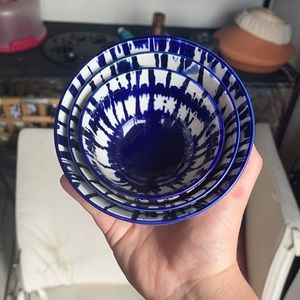 West Elm set of three bowls